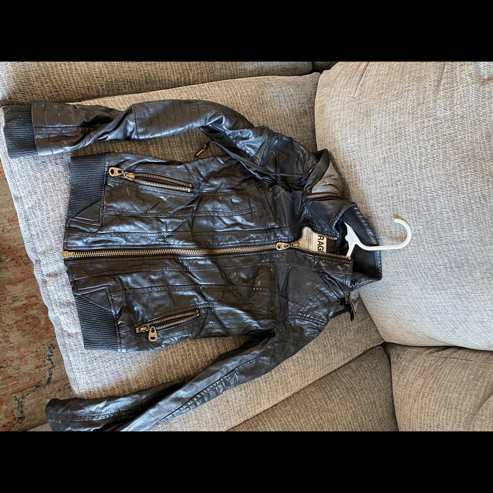 Perfect Bomber Faux Leather Jacket